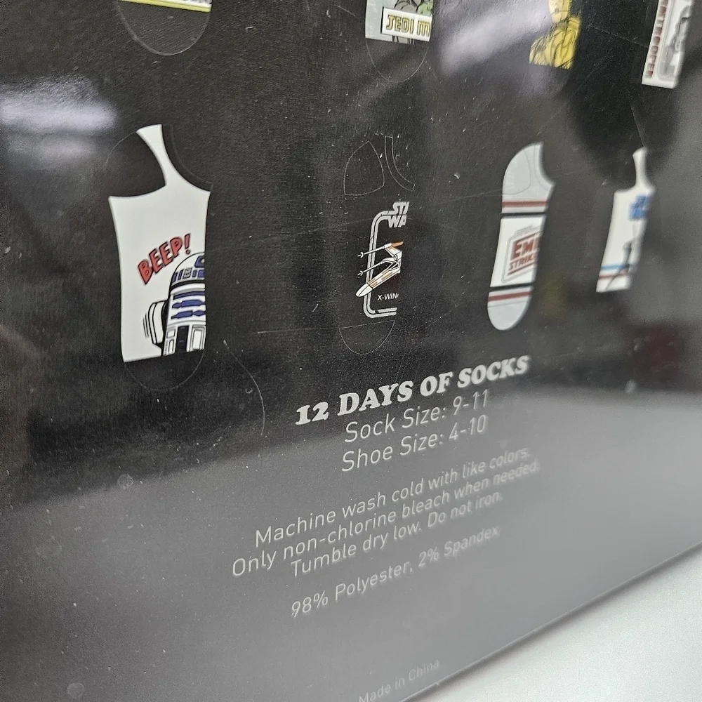 Star Wars sock size